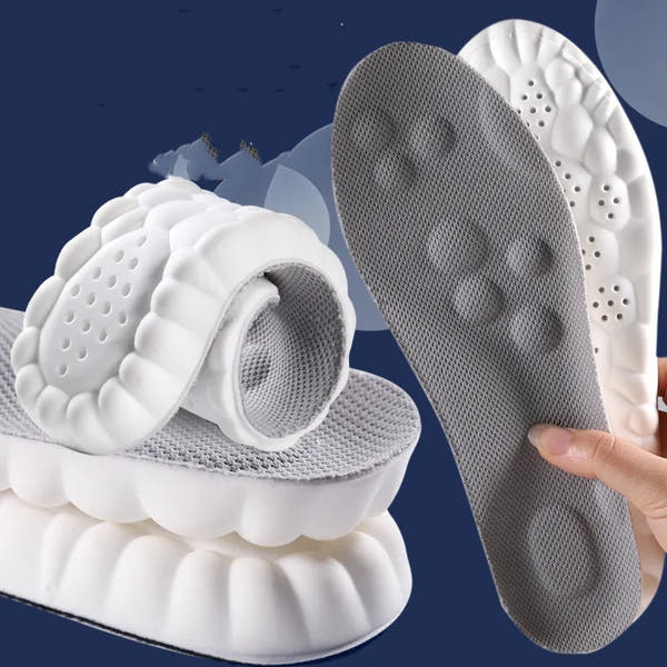 Men's And Women's Fashion Simple Breathable Shock-absorbing Insoles